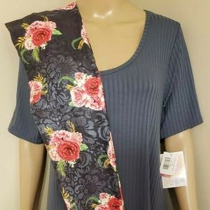 2-PC LLR M Perfect T & CP TC Damask Roses Leggings